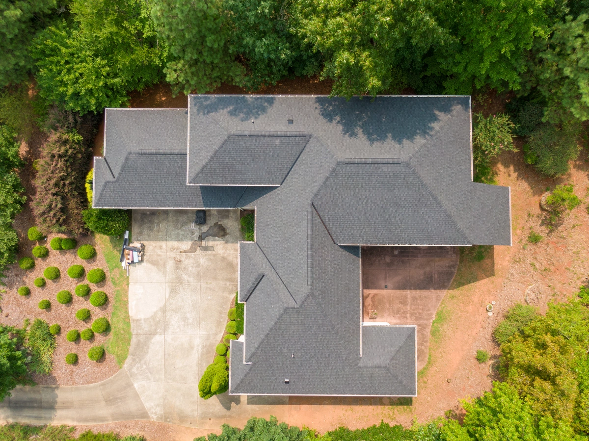 Used - roof inspection done with drone