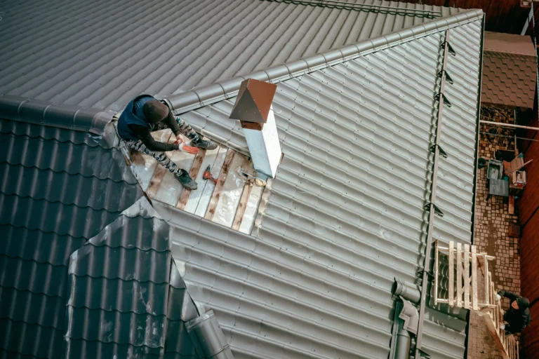 Used - standing seam metal roof repair