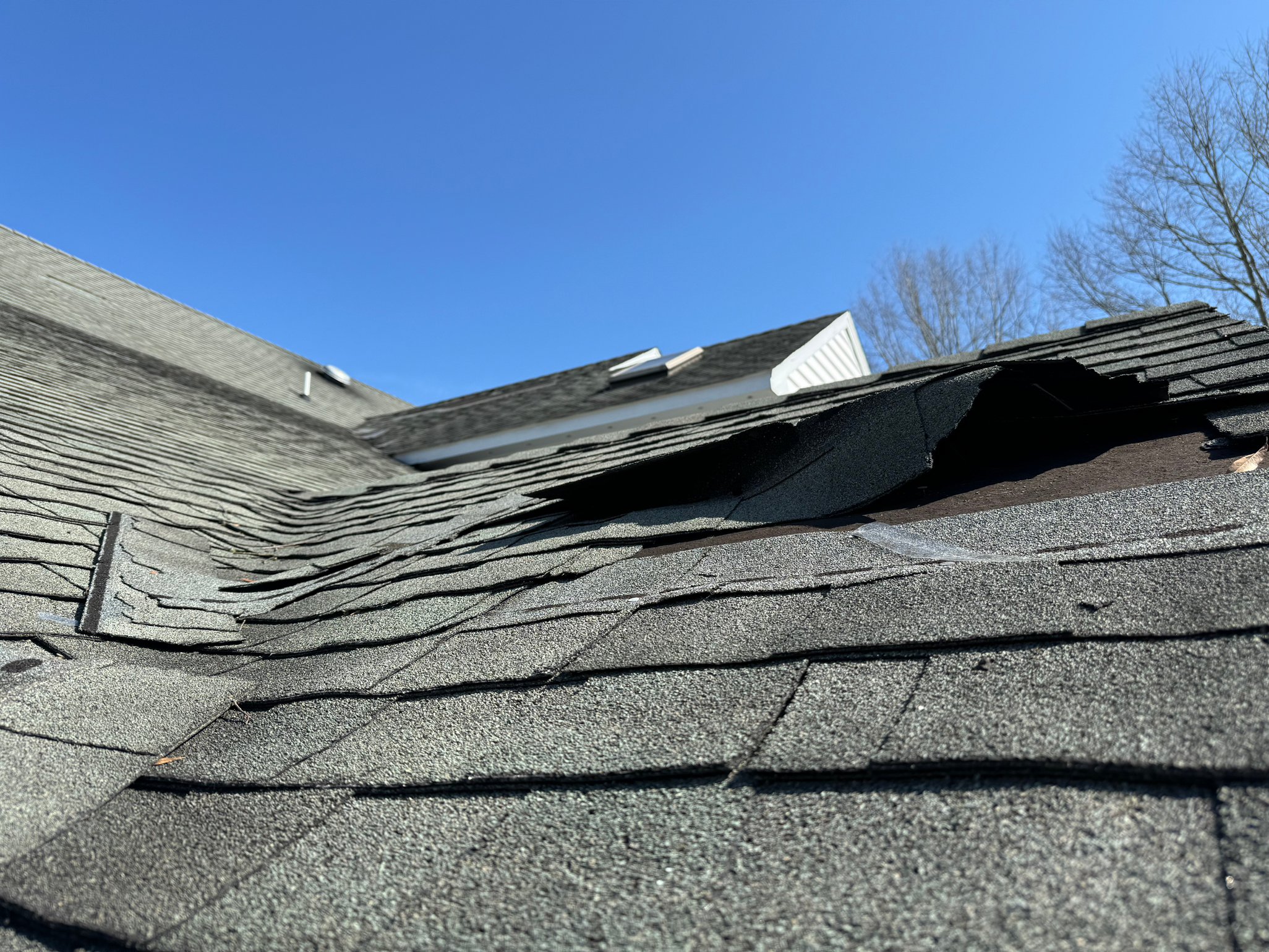 Used - Wind Damage Insurance Claim Salisbury MD G and Bros Roofing LLC Roof Replacement