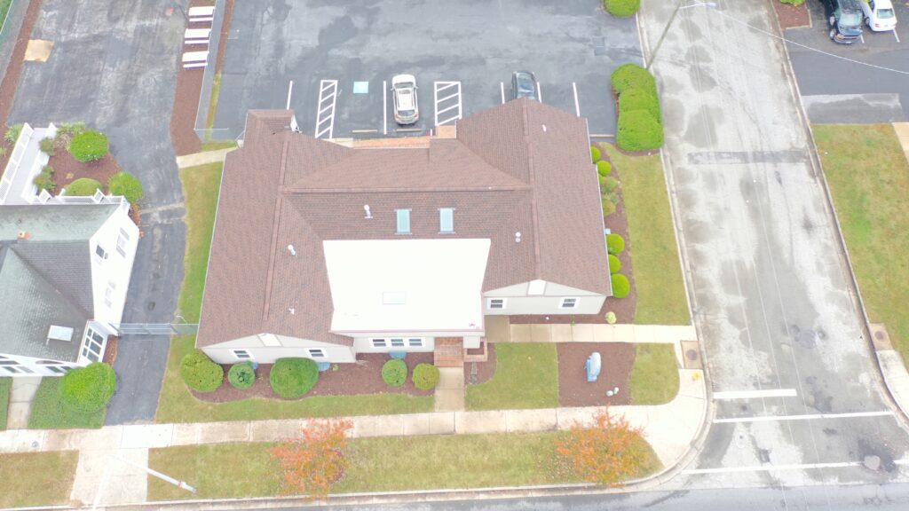 Used - Completed a commercial shingle and TPO roof replacement for Community Behavioral Health at 821 Eastern Shore Dr, Salisbury, MD 21804. Installed GAF Timberline HDZ Hickory shingles and TPO for long-lasting durability and performance.