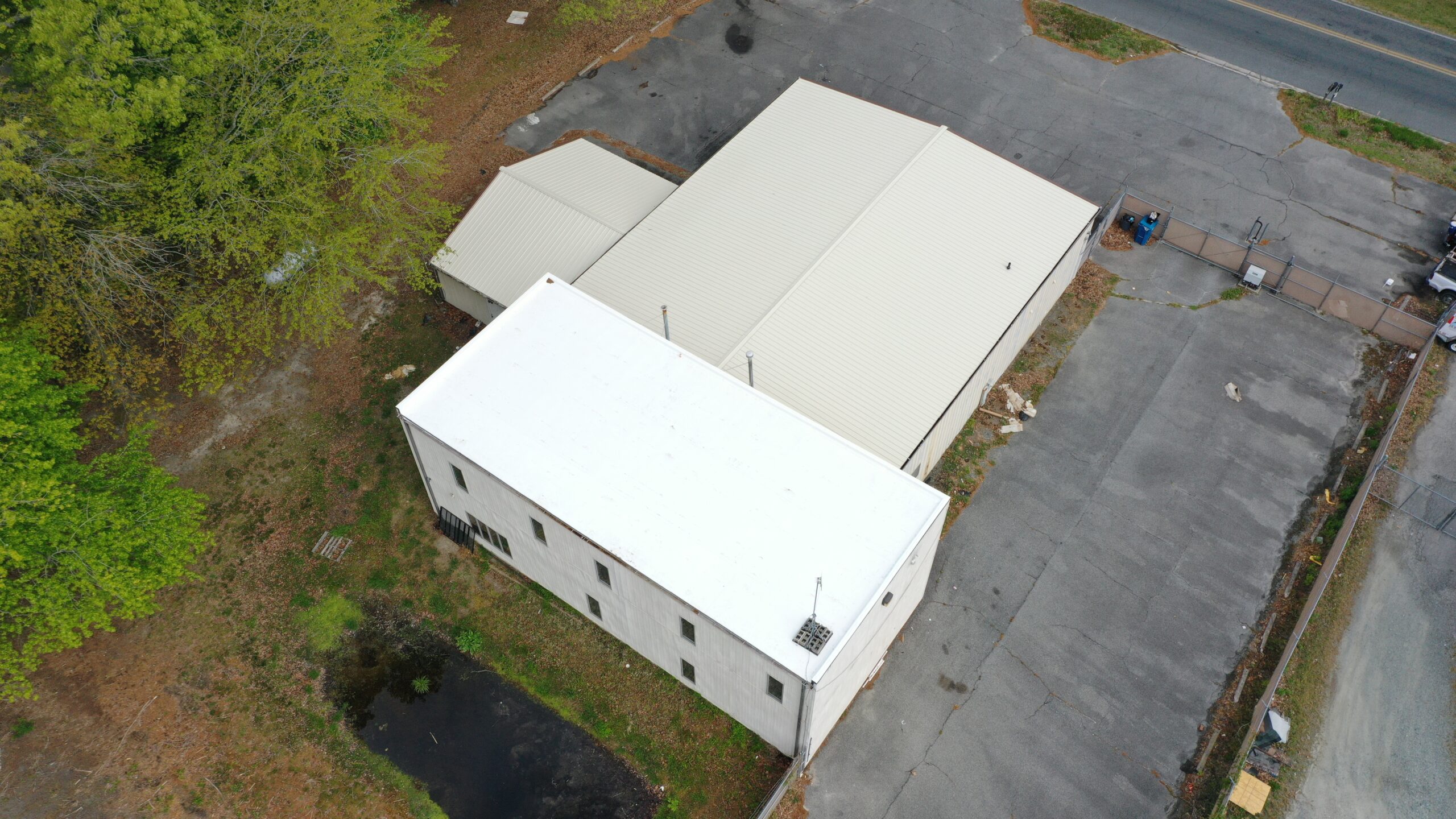 Used - 718 Naylor Mill Road, Salisbury, MD 21801 TPO Roof replacement and metal roof replacement. G and Bros. Pole building with tpo roofing system and metal roof.