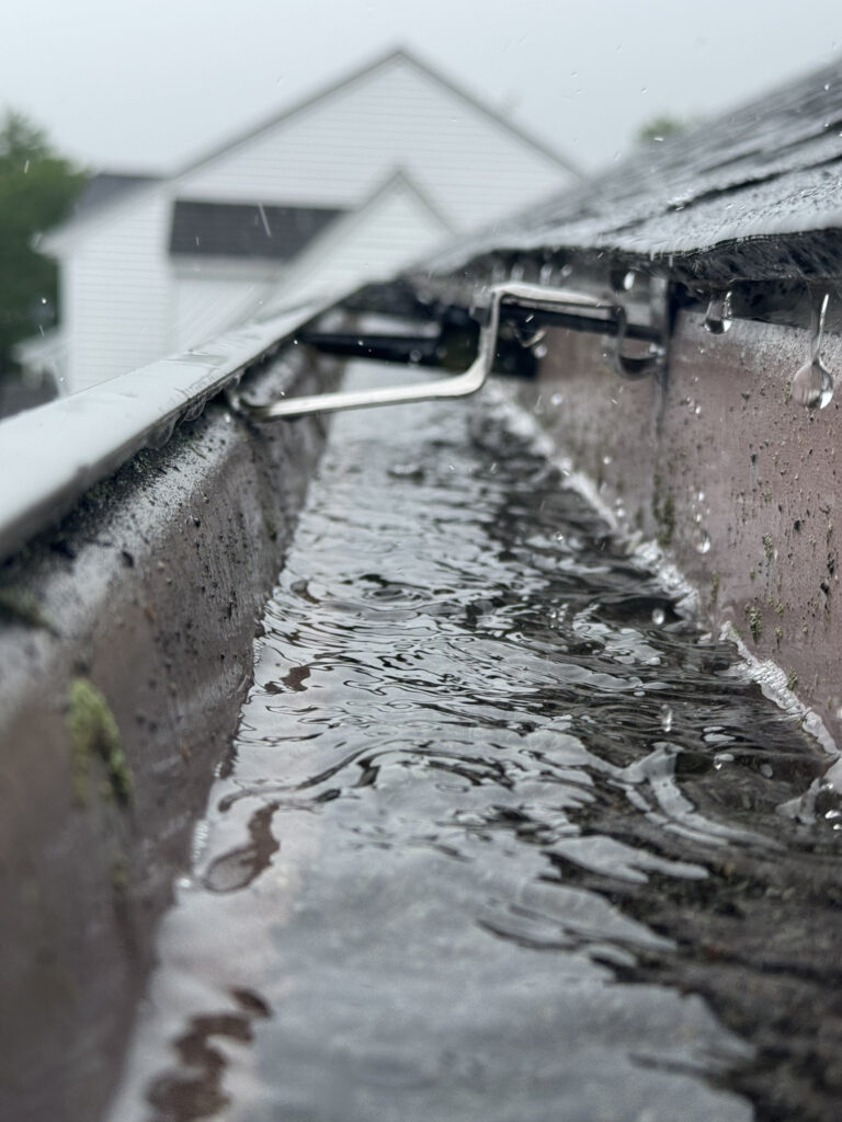 Used - Gutter with Water in it