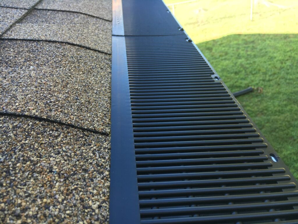 RainDrop Pro Gutter Guards on a gutter on a house around the Eastern Shore area. G and Bros