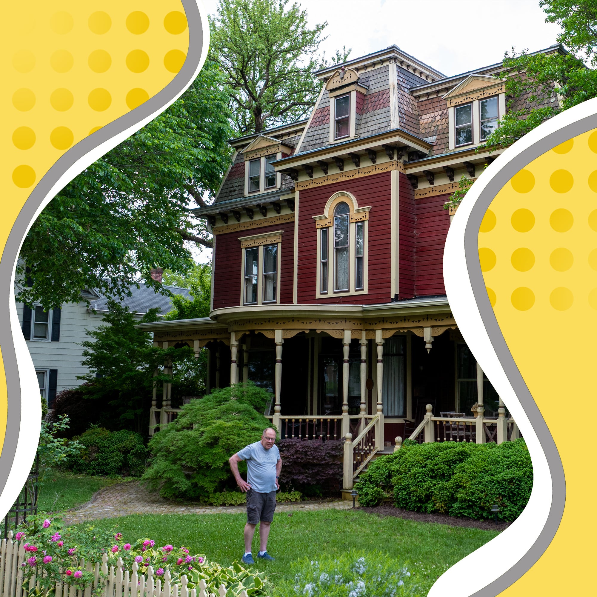 What to Check on Your Roof Before Hurricane Season: A Delmarva Homeowner's Guide 2 | G and Bros Used - David Scheid standing in front of a historic Victorian home in Salisbury, Maryland, featured by G and Bros
